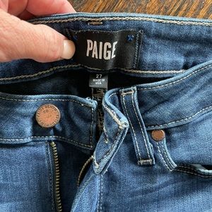 Paige Skinny Jeans size 27